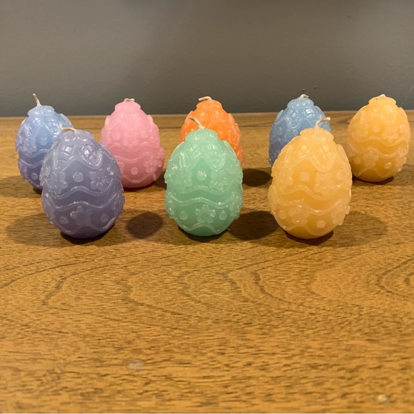 EASTER EGG PACK OF 8 CANDLES, New, Not In Original Packaging - Picture 2 of 7
